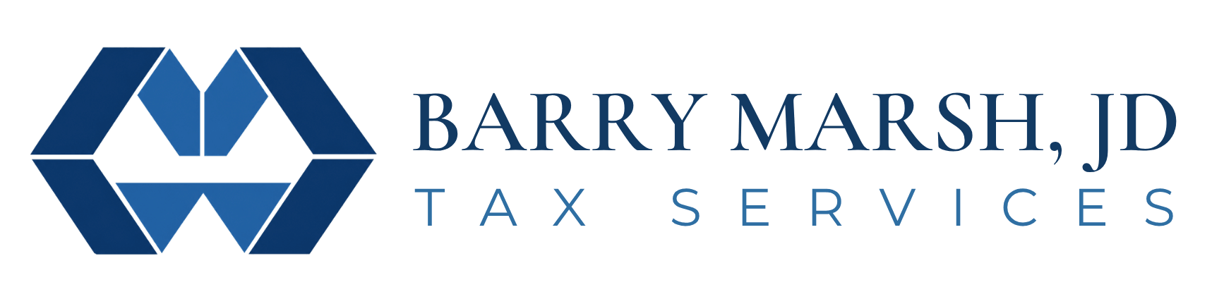 Barry Marsh JD Tax Services Horizontal Logo v2